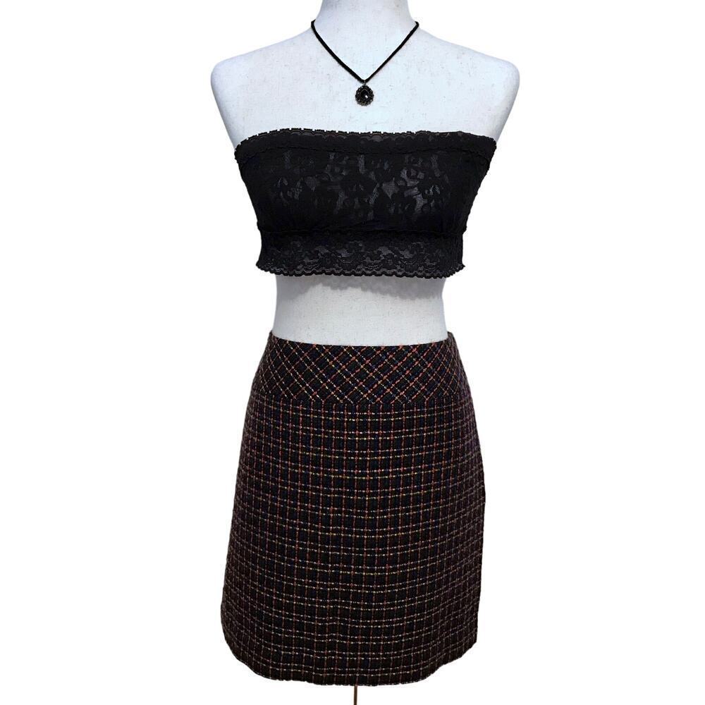 Loft NWT Tweed Mini Skirt Women 6